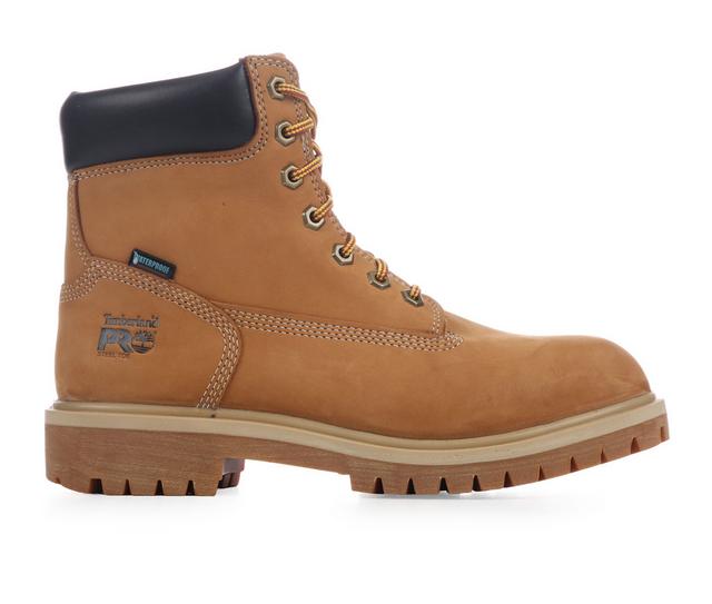 Women's Timberland Pro Direct Attach Steel Toe Work Shoes in Wheat color