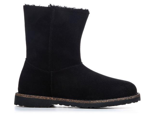 Women's Birkenstock Uppsala Shearling Boot in Black color