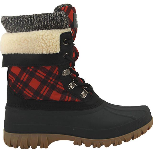 Cougar Creek Cougar Winter Boots in Black Red color