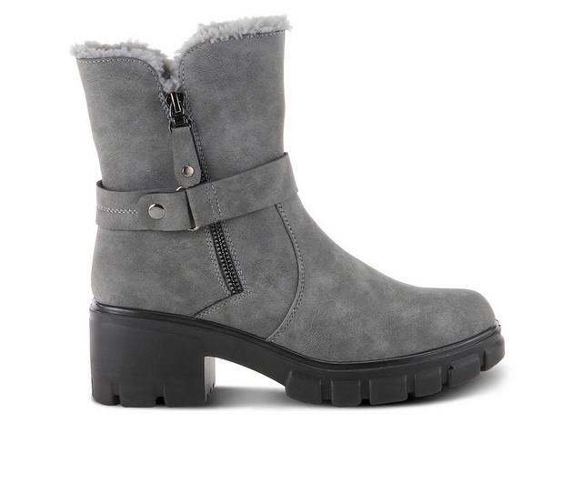 Women's Flexus Whimsicott Booties in Grey color