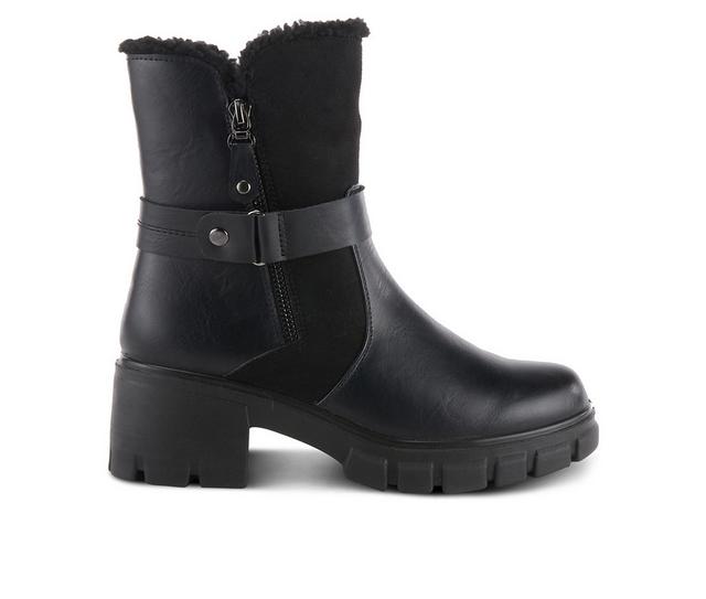 Women's Flexus Whimsicott Booties in Black color