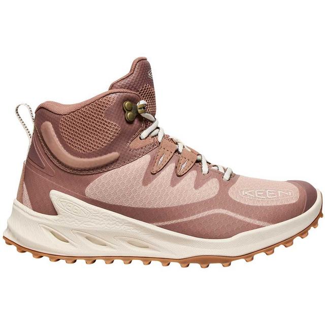 KEEN Utility Zionic Mid WP WMS Hiking Boots in Taupe color
