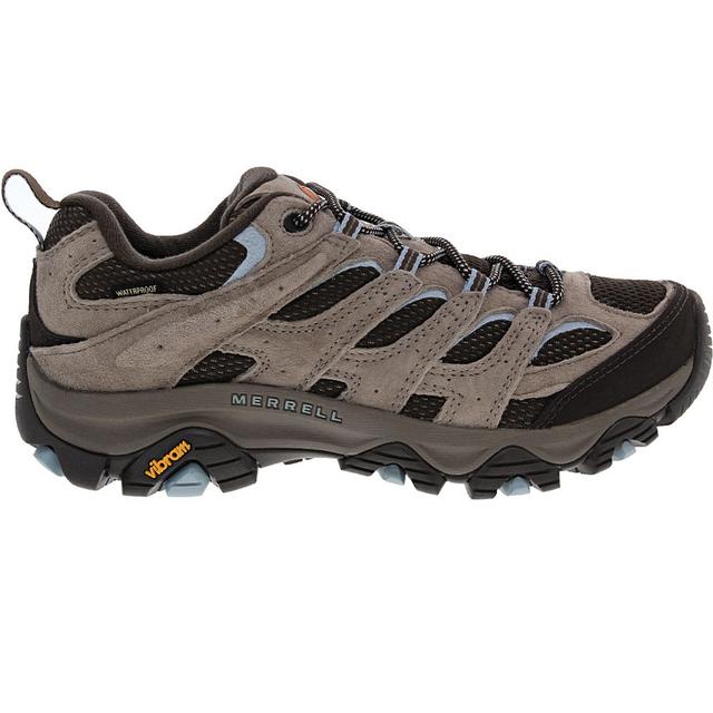 Merrell Moab 3 Waterproof WM Hiking Boots in Tan color
