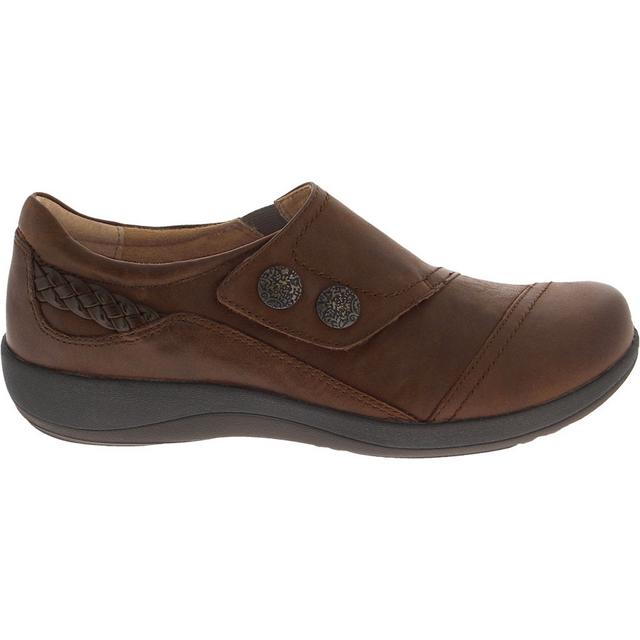 Aetrex Karina Brown Flats in Brown color