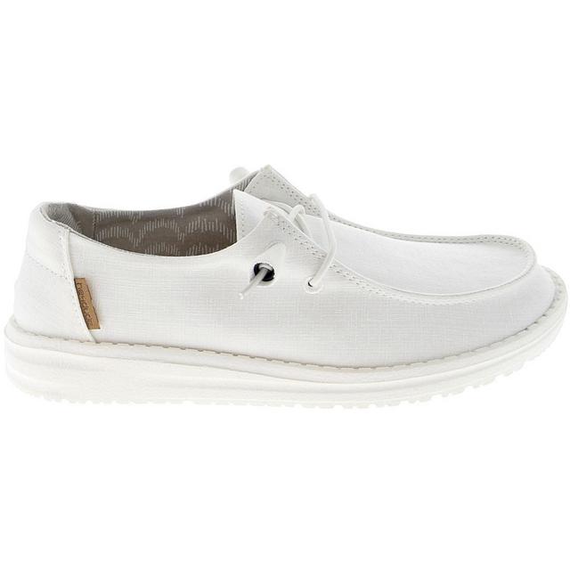HEYDUDE Wendy Chambray White White in White White color
