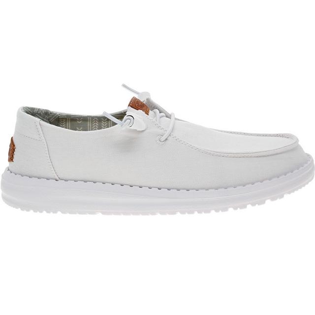 HEYDUDE Wendy Canvas White in White Multi color