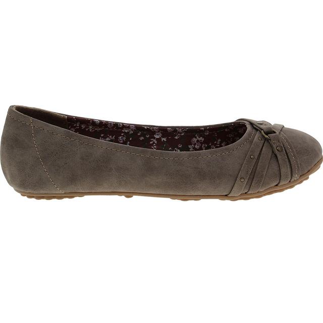 Jellypop Believe Flats in Stone color