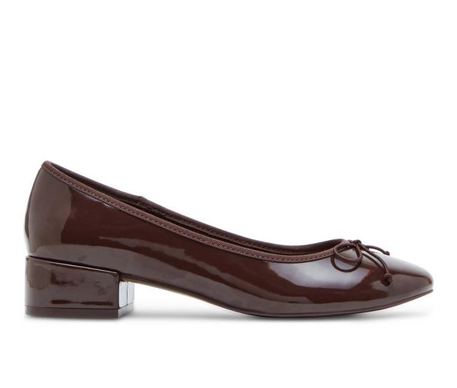 Women's Madden Girl Twirley Pumps in Dark brown color