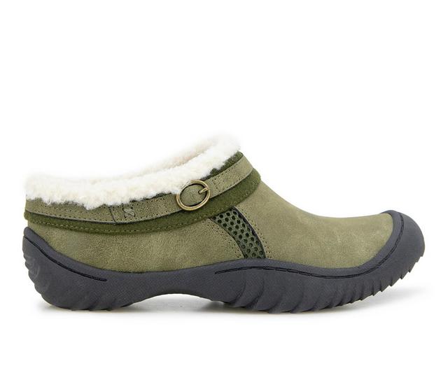 Women's JBU Ginger Clogs in Olive color