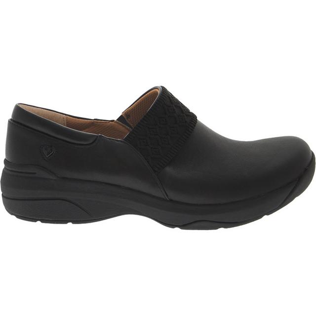 Nurse Mates Cally Blk Clogs in Black color