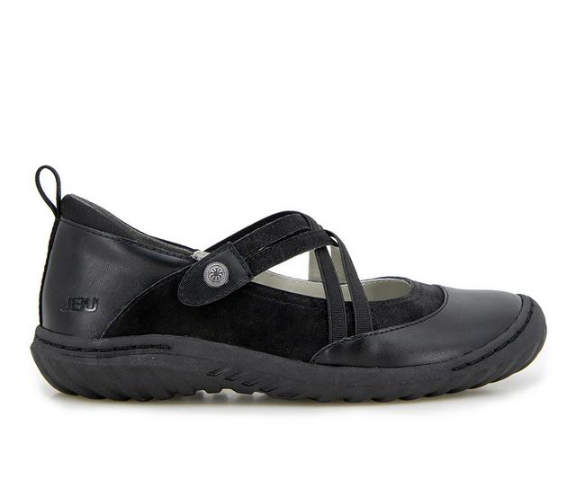 Women's JBU Rome Slip On Shoes in Black color