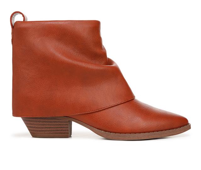 Women's Zodiac Malina Booties in Sienna Red color