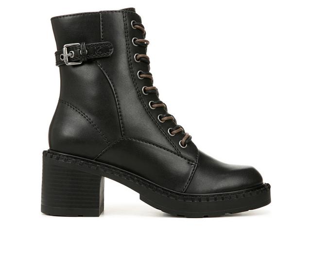 Women's Zodiac Paxon Combat Booties in Black Faux color