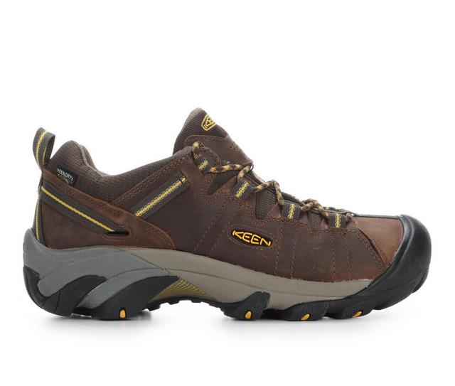 Men's Keen Outdoor Targhee 2 Waterproof Hiking Boots in Cascade Brown color