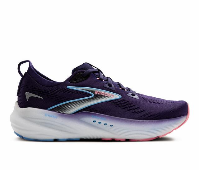 Women's Brooks Glycerin 22 Running Shoes in Navy color