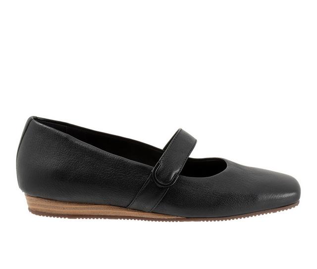 Women's Softwalk Valdivia Mary Janes in Black color