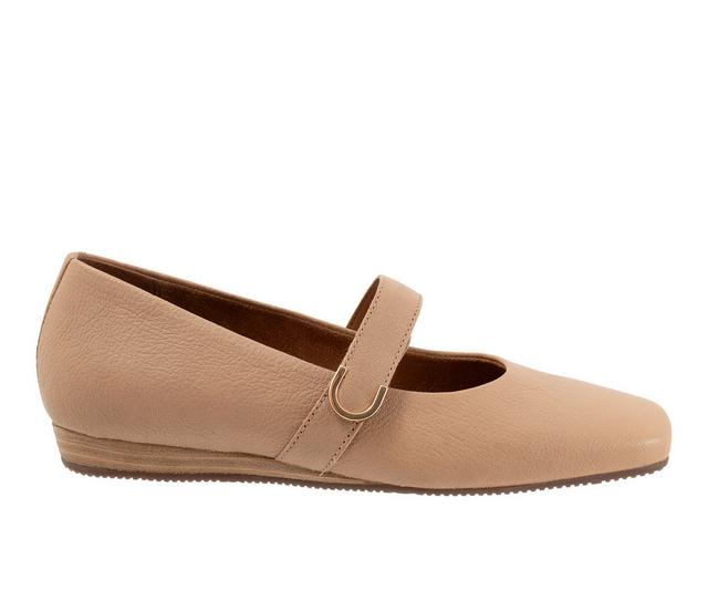 Women's Softwalk Valdivia Mary Janes in Beige color