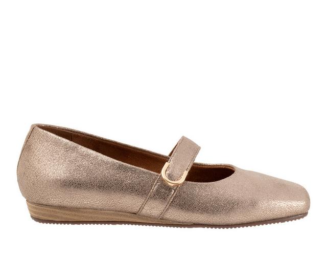 Women's Softwalk Valdivia Mary Janes in Bronze color