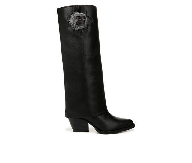 Women's Zodiac Rowena Western Boots in Black Faux color