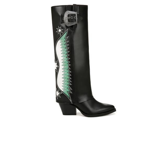 Women's Zodiac Rowena-Wings Western Boots in Multi Black color