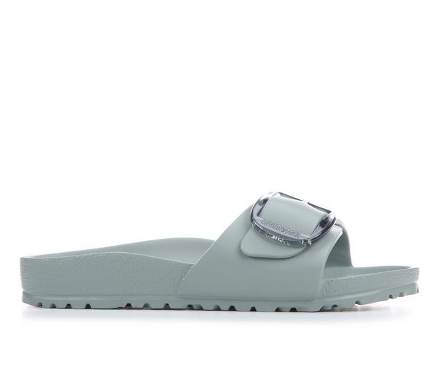 Women's Birkenstock Madrid EVA Big Buckle Footbed Sandals in Pure Sage color