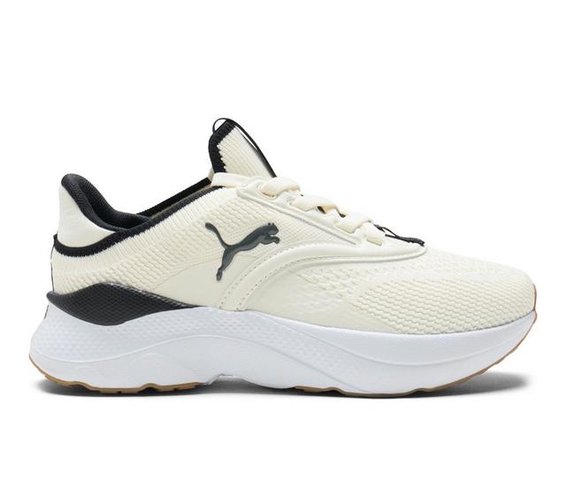 Women's Puma Softride Mayve Sneakers in Wht/Blk/Grn color