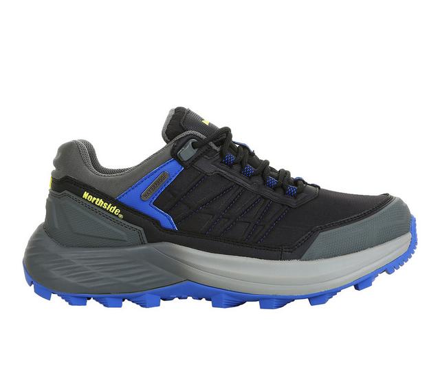 Men's Northside Eaglewood Hiking Sneakers in Black/Royal color