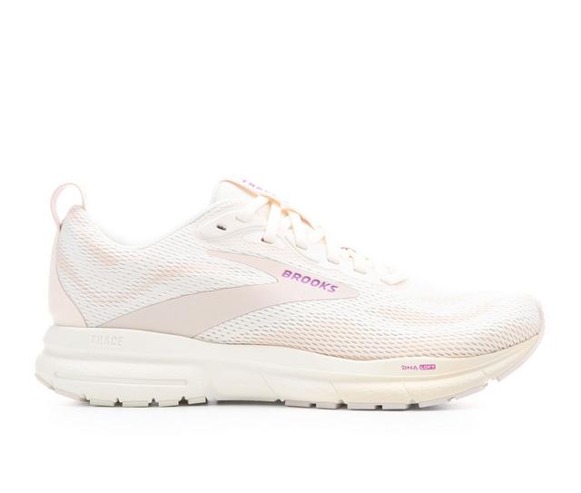 Women's Brooks Trace 4 Running Shoes in Coco/Almond 1B color