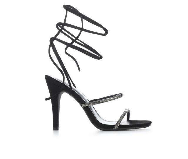 Women's Delicious Legina-S Heeled Sandals in Black color