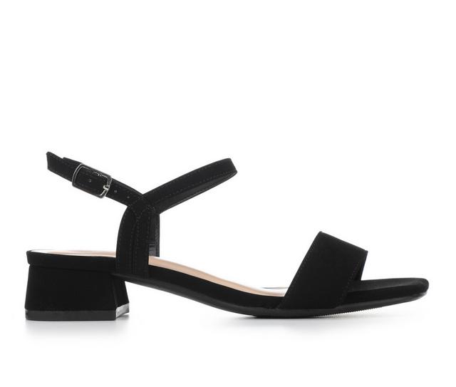 Women's Soda Episode Heeled Sandals in Black color