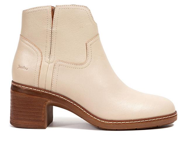 Women's Jambu Vanda Water Resistant Booties in Bone color