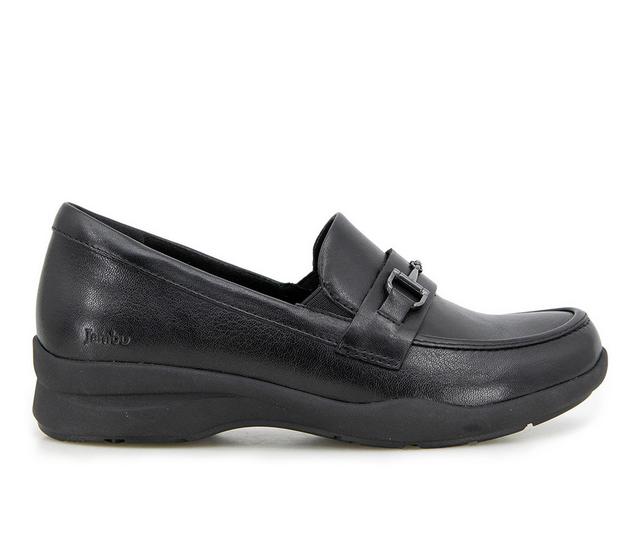 Women's Jambu Tabitha Loafers in Black Leather color