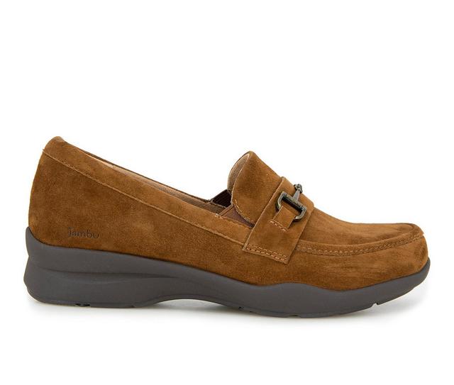 Women's Jambu Tabitha Loafers in Dark Tan color