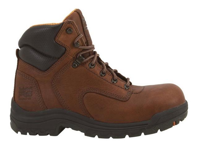 Women's Timberland Pro Titan 6 Inch Safety Toe 26388 - Ladies Work Boots in Coffee color