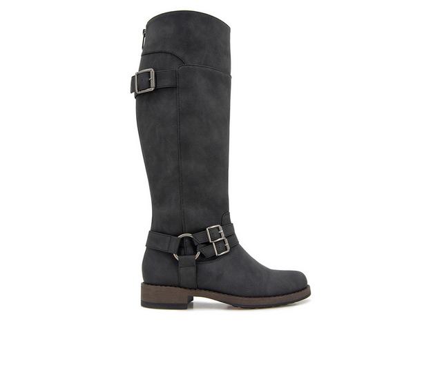 Women's XOXO Colt Wide Calf Knee High Boots in Black color