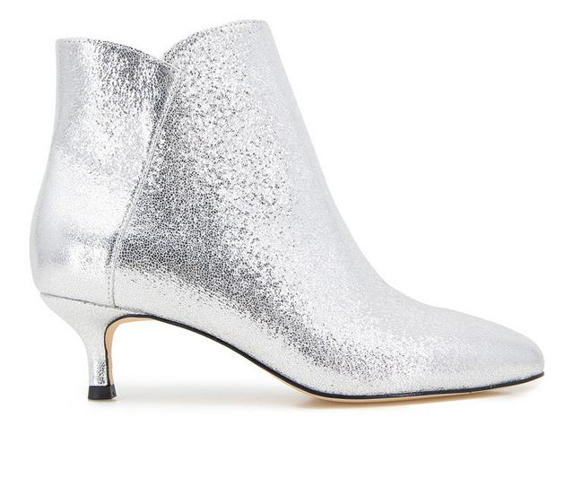 Women's XOXO Kyrie Booties in Silver Glitter color