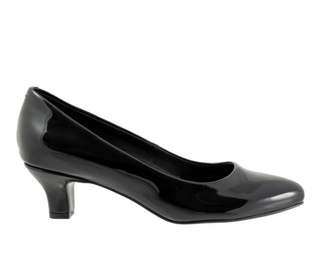Women's Trotters Kate Pumps in Black Patent color
