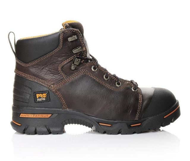 Men's Timberland Pro Endurance PR 6 Inch Steel Toe 52562 Work Boots in Briar color