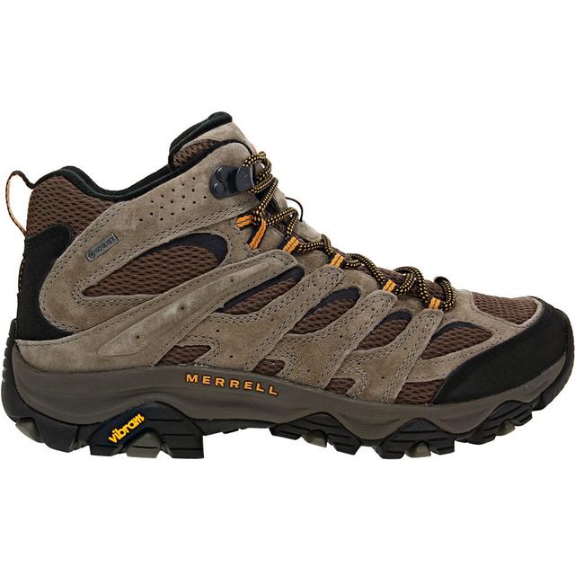 Merrell Moab 3 Mid Goretex Hiking Boots in Tan color