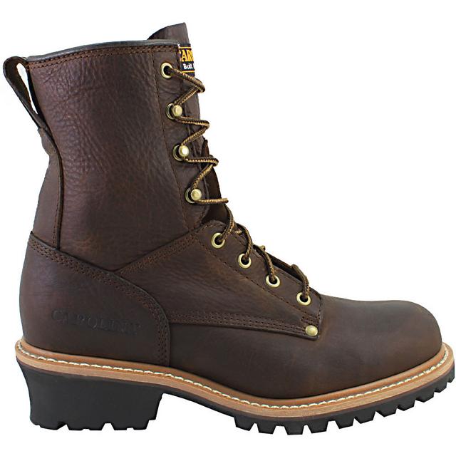 Carolina Boots 1821 ST Logger Work Boots in Brown color