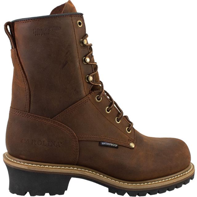 Carolina Boots 4821 INS Logger Work Boots in Brown color