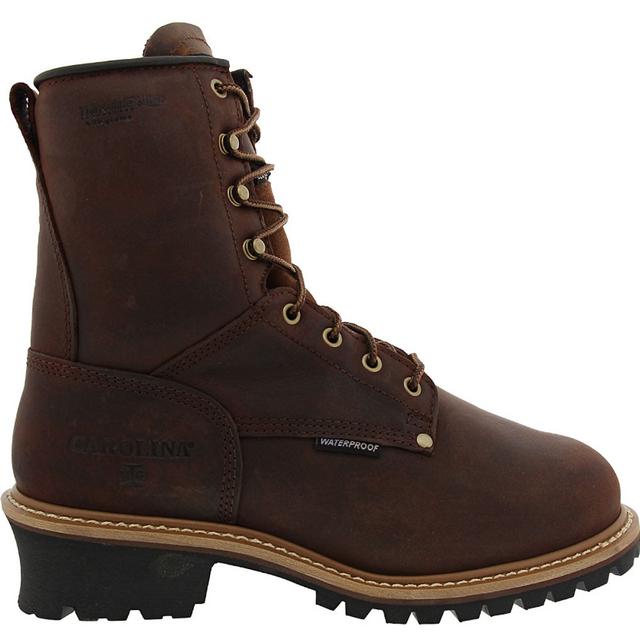 Carolina Boots CA7821 ST Logger Met I Work Boots in Brown color