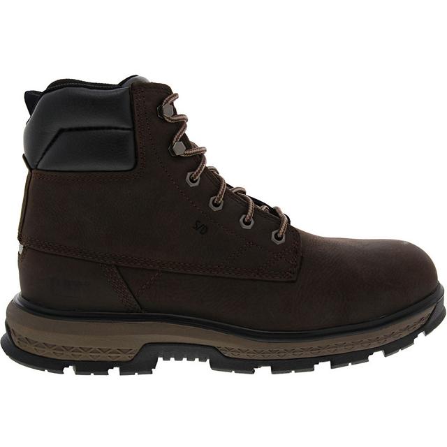 Caterpillar Exposition 6' ST ESD Work Boots in Brown color