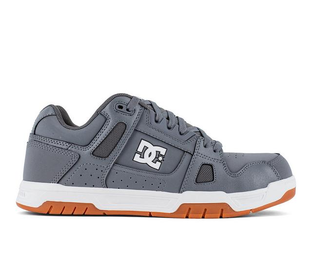 DC Stag work Work Shoes in Grey/Gum color