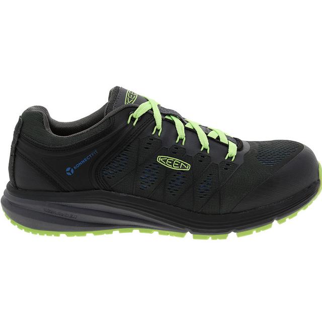 KEEN Utility KU Vista ENE 1026886 Work Shoes in Black Green color