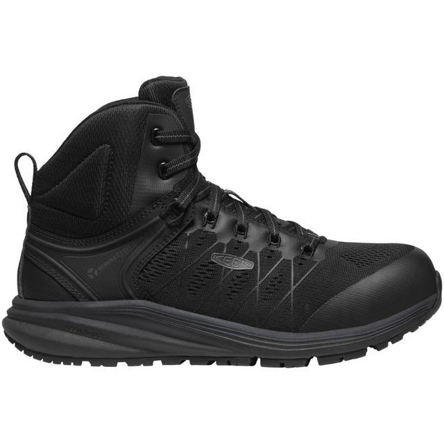 KEEN Utility KU VISTA ENERGY MID  Work Shoes in BLACK color