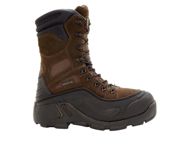 Men's Rocky Blizzard Stalker Insulated Boots in Brown color