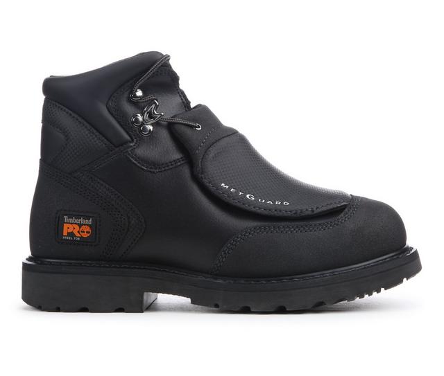 Men's Timberland Pro TP Metguard Met ST Work Boots in Black color