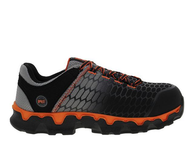 Timberland Pro Powertrain Sport SD35 Work Shoes in Black Orange color