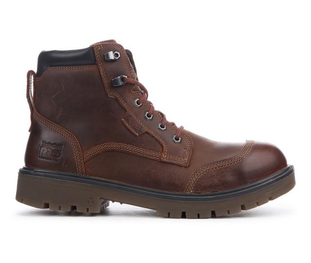 Men's Timberland Pro TP Whitman CT H20 Work Boots in Brown color